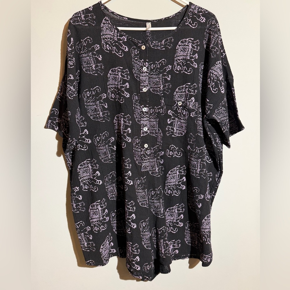 Free People Black and White Romper Size Medium
